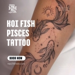 Koi Fish Pisces Tattoo: Capturing the Spirit of the Eternal Wanderer