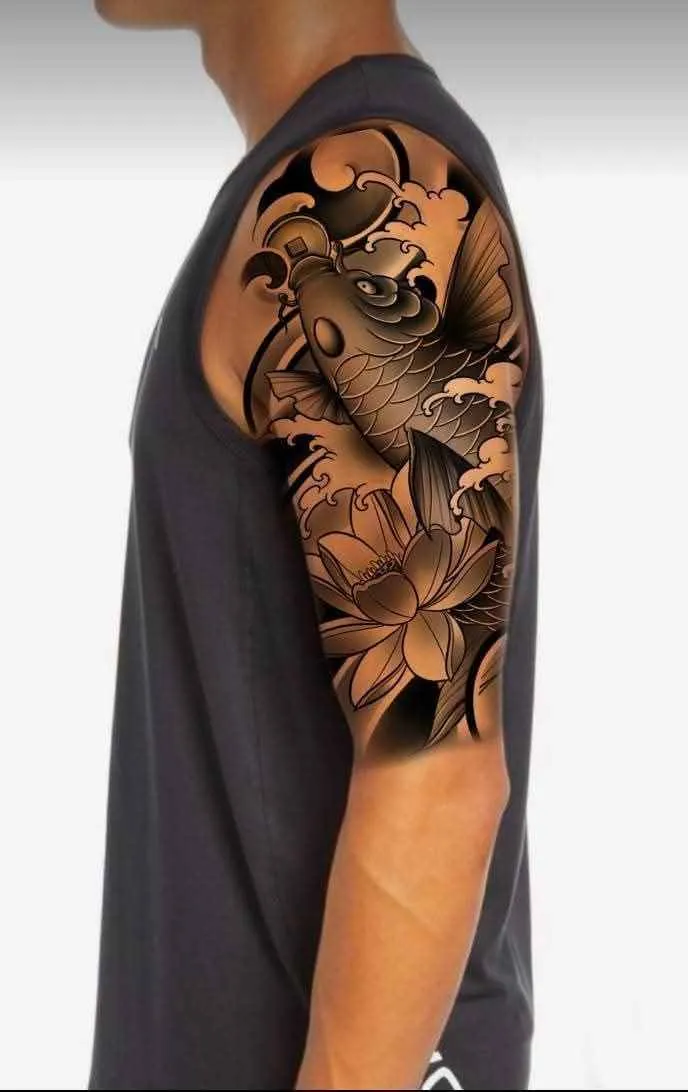 Top 9 Most Exquisite Koi Fish Tattoo Black and White Designs for 2026