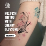 Koi Fish Tattoo with Cherry Blossoms in Hanoi – Meaning, Styles & Best Placements 2026