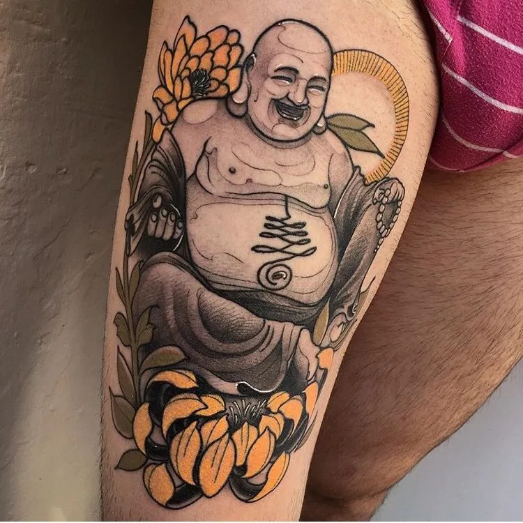 Carrying Happiness Forever: The Deep Significance of the Laughing Buddha Tattoo