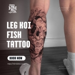 Koi Fish Leg Tattoo Meaning & Designs in Hanoi 2026