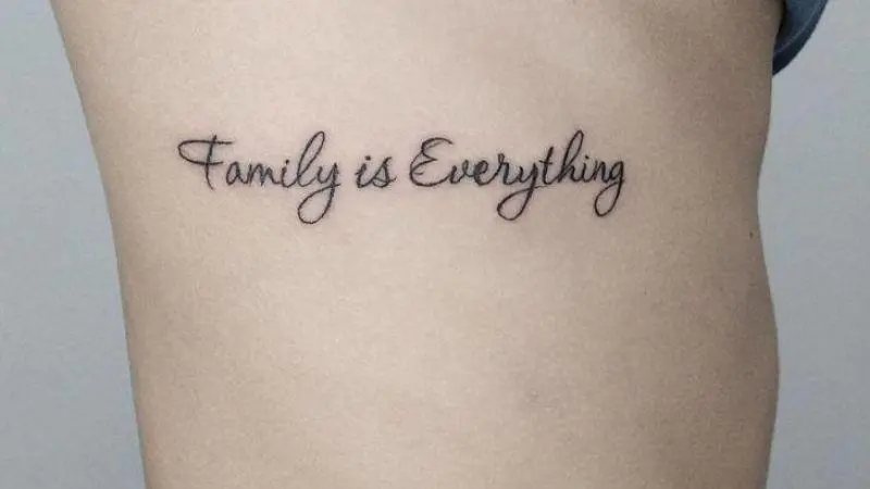 20+ Meaningful Family Quote Tattoos – Symbols of Love