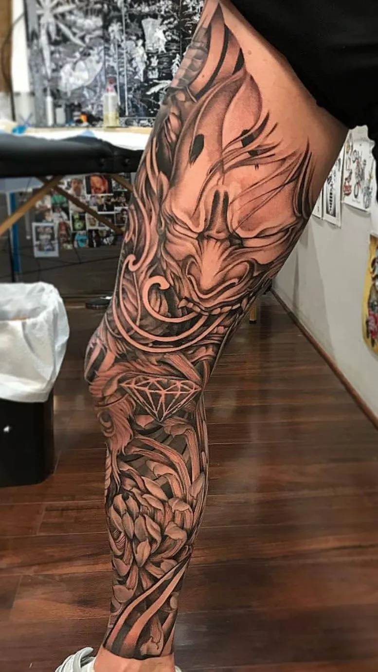 Top 20+ Oni Tattoo Designs Powerful Protective Symbols