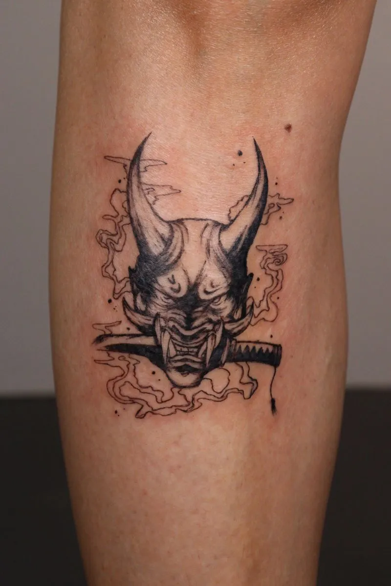 Top 20+ Oni Tattoo Designs Powerful Protective Symbols