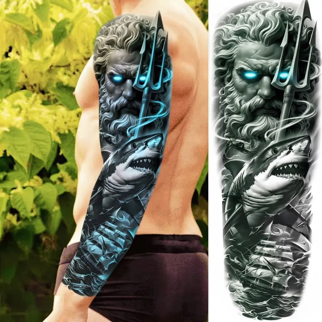 8+ Mẫu Hình Xăm Thần Poseidon Sức Mạnh Đại Dương Và Sự Tự Do Bất Tận