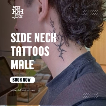 100+ Side Neck Tattoos Male Ideas Placement & Tips 2026