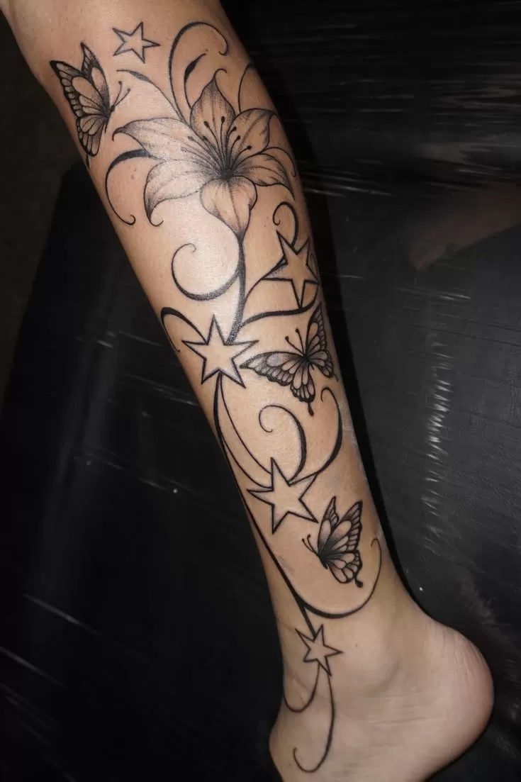15+ Sleeve Tattoos Leg For Women: Captivating Designs