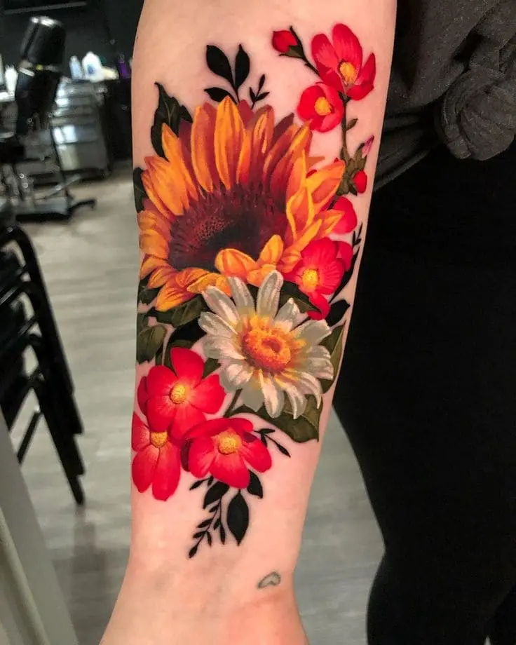 Sunflower Tattoos: Meaning, Popular Styles and Tattoo Ideas