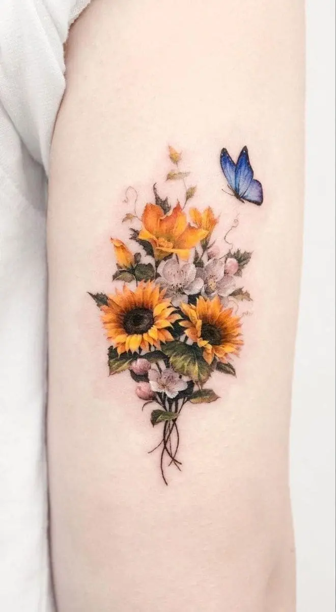Sunflower Tattoos: Meaning, Popular Styles and Tattoo Ideas