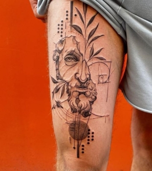 Thigh Tattoo Men – Designs, Placement & What to Expect