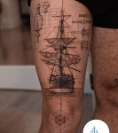 Thigh Tattoo Men – Designs, Placement & What to Expect